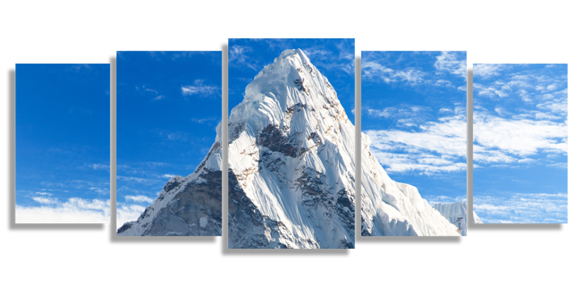 Mount Ama Dablam on the way to Everest
