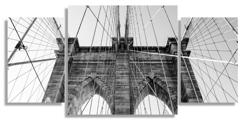 Brooklin Bridge in Black