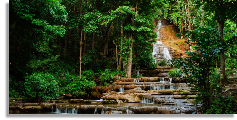 Cascada Verdes Tailandia