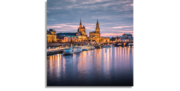 Dresden Harbor in Germany