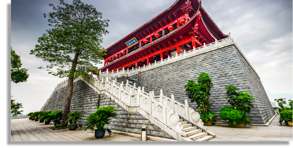 Historic Chinese Tower in Fuzhou