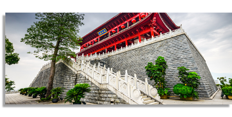 Historic Chinese Tower in Fuzhou
