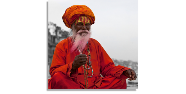 Holy Indian Sadhu