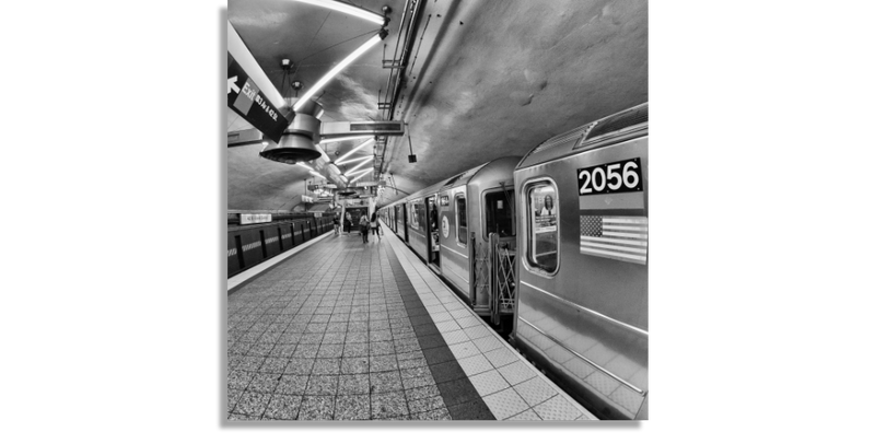 Inside a Manhattan Subway