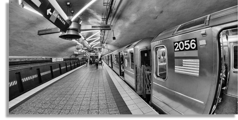 Inside a Manhattan Subway