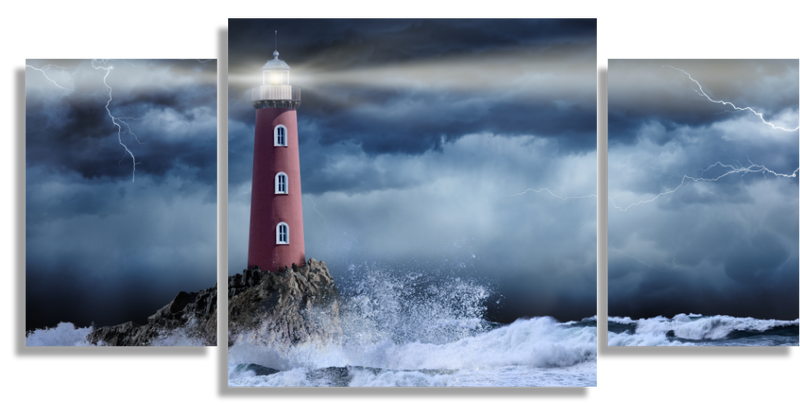 Lighthouse On Rock