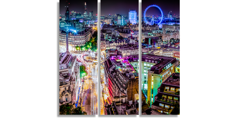 London sky line in colours