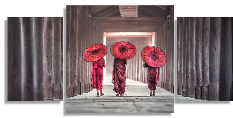 Novice monk in Myanmar