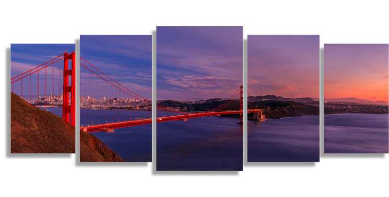 Panorama del puente Golden Gate