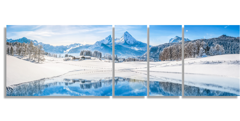 Paraíso invernal en los Alpes