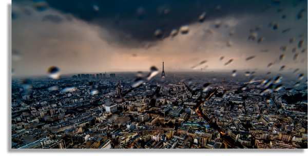 Rainy Paris afternoon