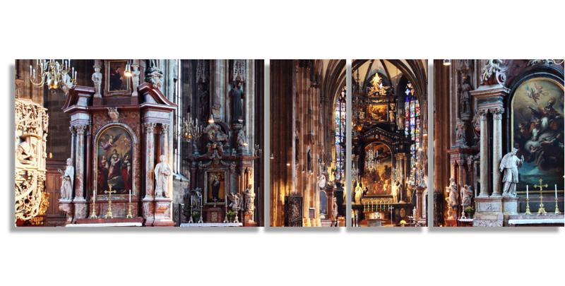 Stephens Cathedral Interior in Vienna