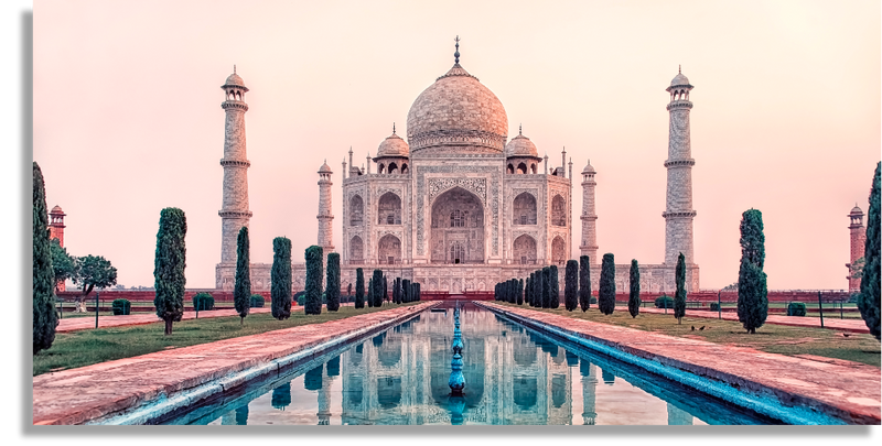 Taj Mahal in Sunrise