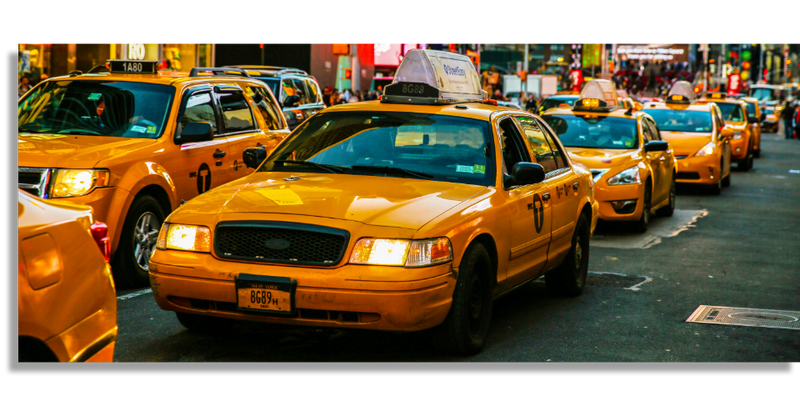 Taxis en la 7ma avenida