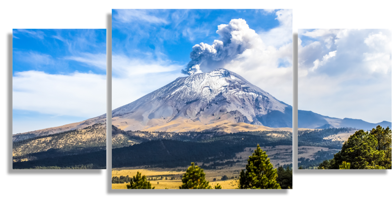 Volcán Activo Popocatepetl